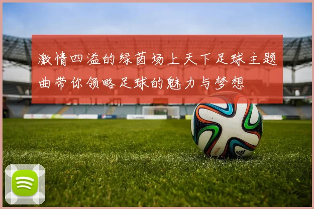激情四溢的绿茵场上天下足球主题曲带你领略足球的魅力与梦想
